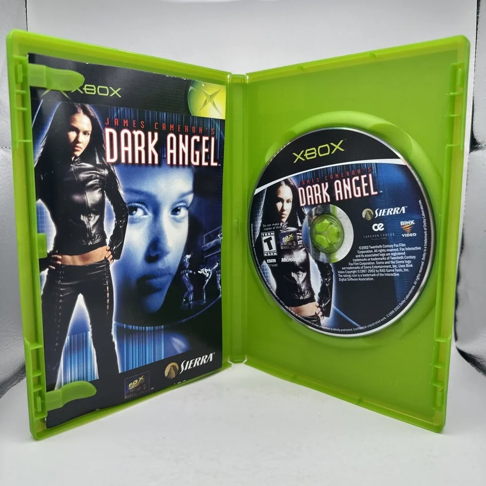 James Camerons Dark Angel OG Xbox 2002 CIB Complete Manual Reg Card EXCELLENT